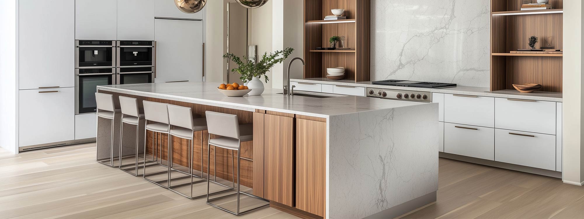 wood flooring in kitchen